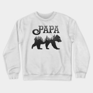 Papa Bear (Black) Crewneck Sweatshirt